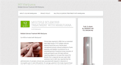 Desktop Screenshot of msmarijuana.com