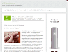 Tablet Screenshot of msmarijuana.com